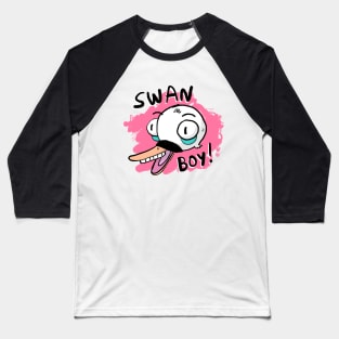 Swan Boy! Baseball T-Shirt